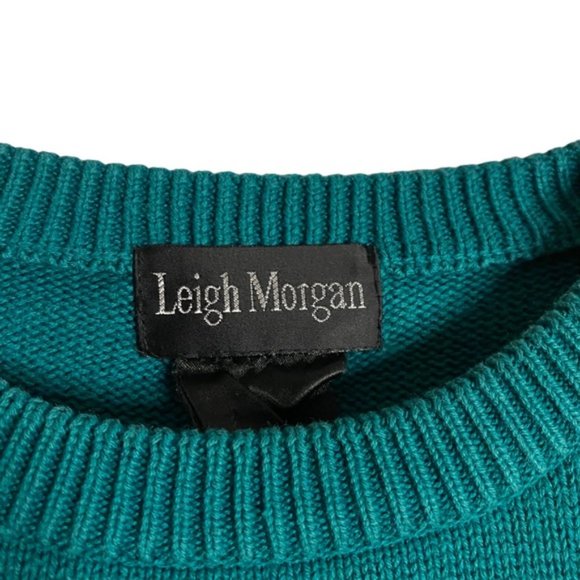Leigh Morgan Women's Fair Isle Print Crewneck Knit Sweater - Picture 5 of 6